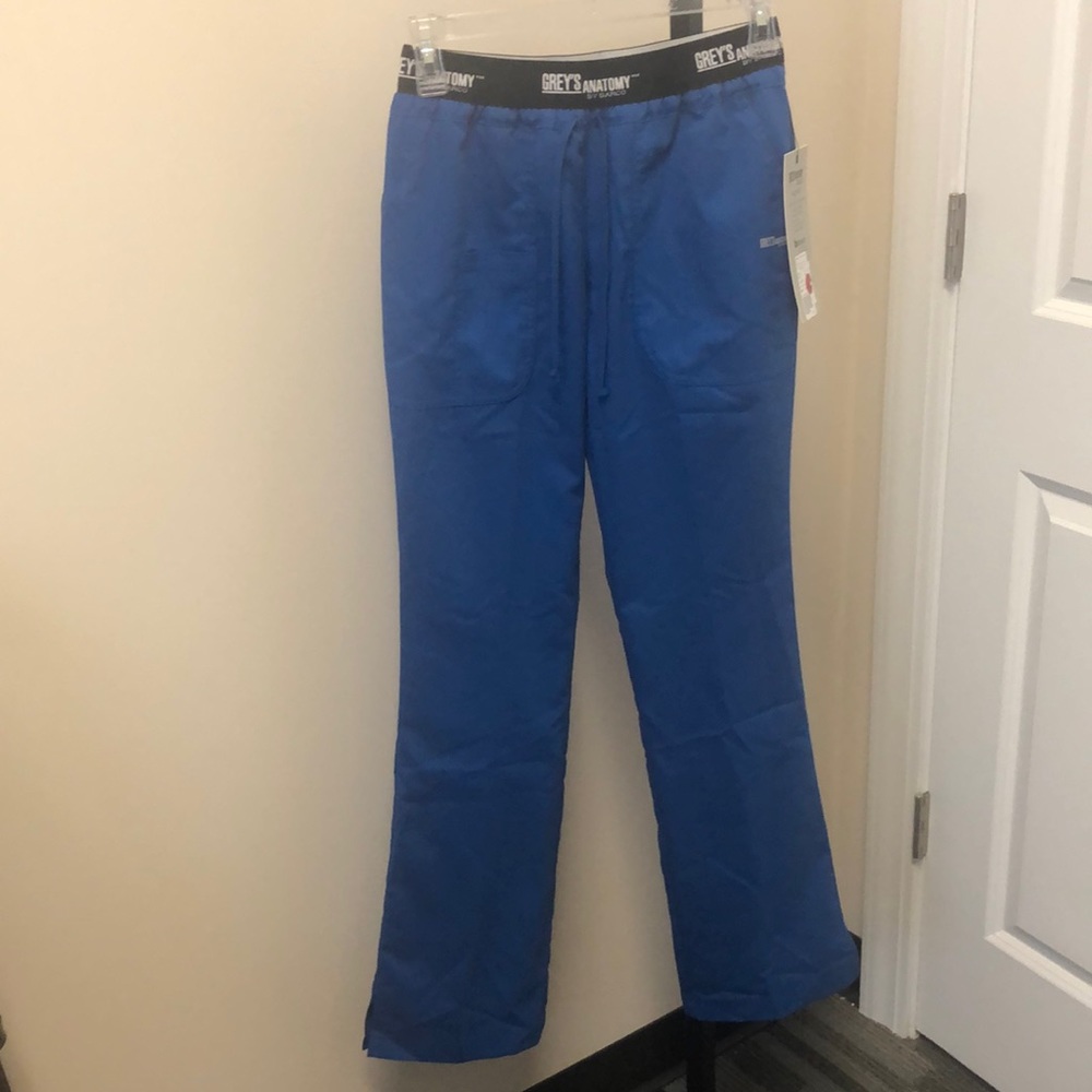Grey’s Anatomy // Active Womens scrub pants blue and black